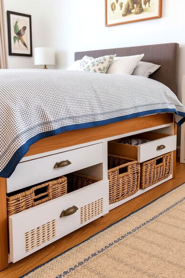 Utilize Under Bed Storage - 24 House Decor Ideas
