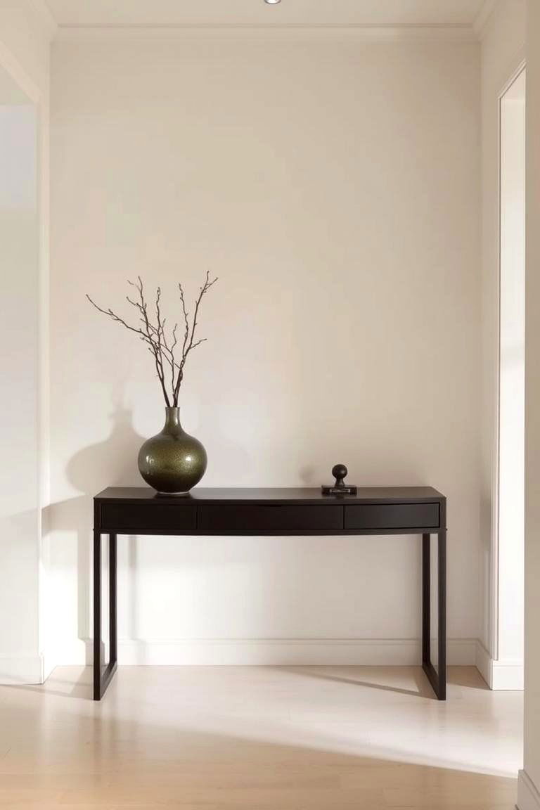Utilize a Console Table for Practical Elegance - 24 Hallway Ideas