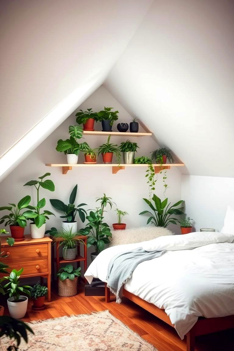 Utilize the Eaves for Storage - 24 Low Sloped Ceiling Bedroom Ideas