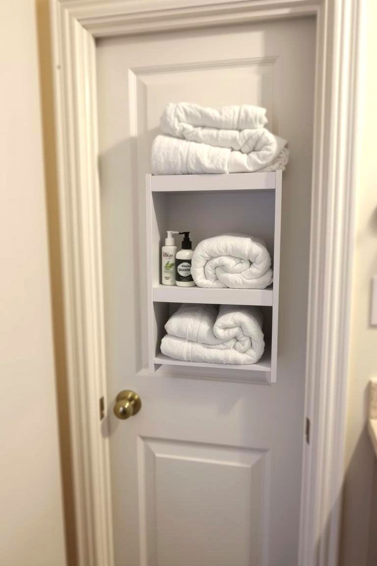 Utilizing Back of the Door Space - 24 Towel Storage Ideas