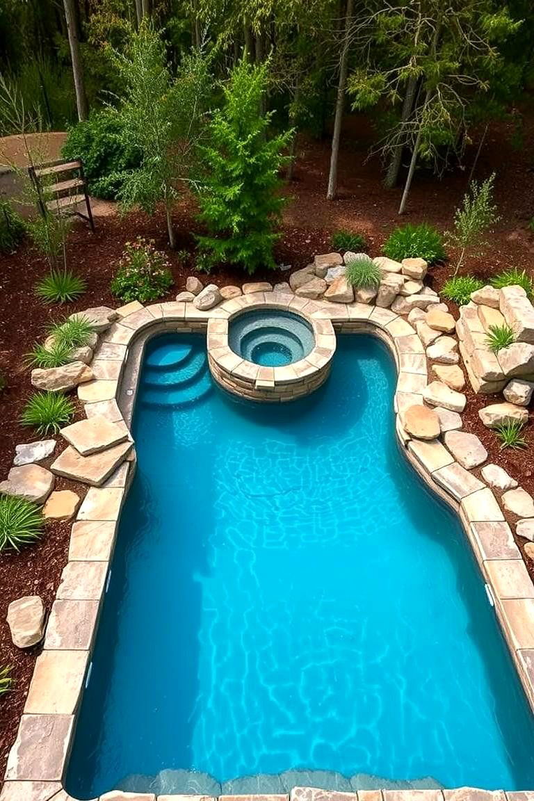 Utilizing Energy Efficient Options - 24 Rectangle Pool With Hot Tub