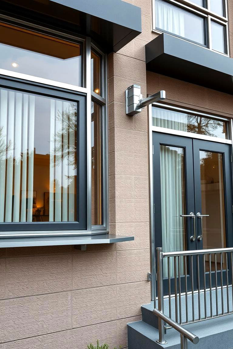 Utilizing Metal Accents - 24 Mid-Century Modern Exterior Home Ideas