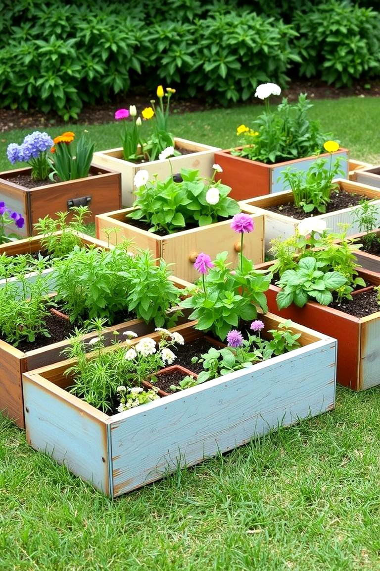 Utilizing Old Dresser Drawers - 24 Inexpensive Raised Garden Bed Ideas