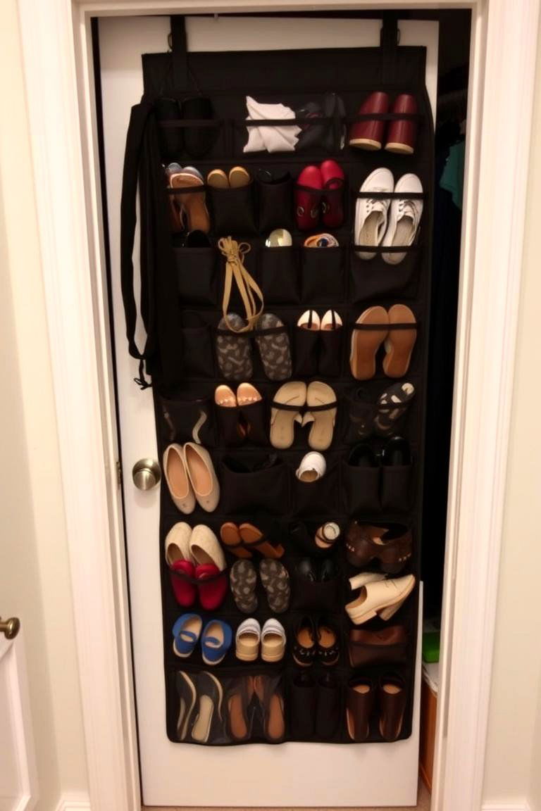 Utilizing the Back of Doors for Storage - 24 Small Apartment Ideas for Guys