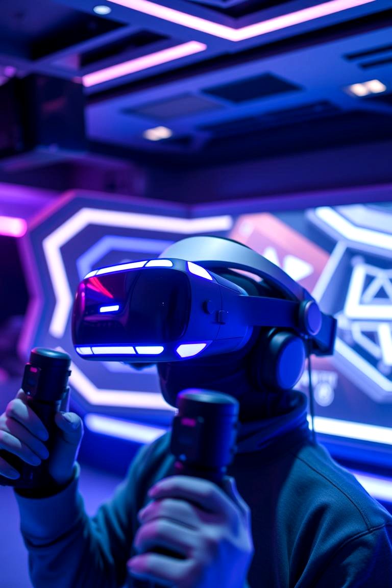 VR Gaming Zone - 24 Arcade Room Ideas
