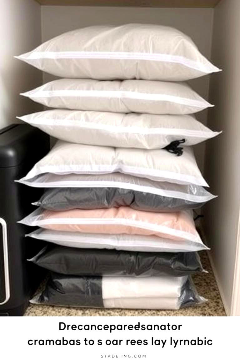 Vacuum Sealed Bags - 24 Clothes Storage Ideas