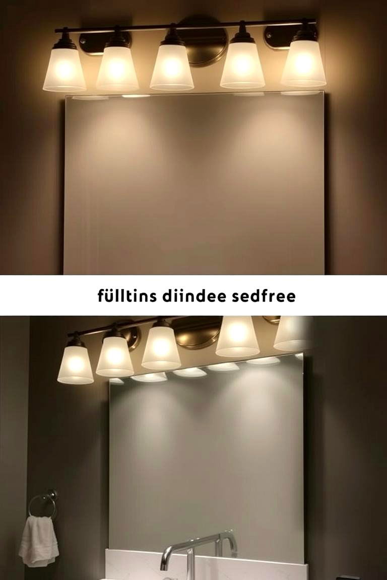 Vanity Lights with Dimmable Features - 24 Bathroom Lighting Ideas