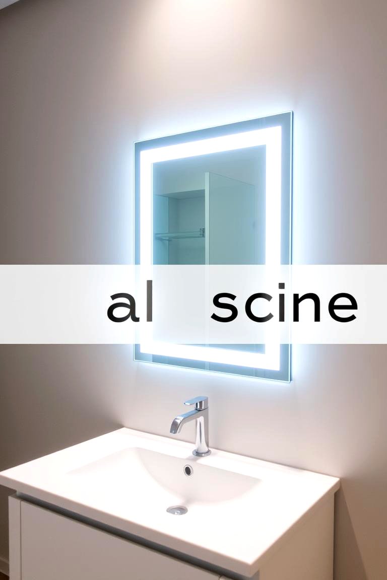Vanity with Built In Lighting - 24 Bathroom Furniture Ideas