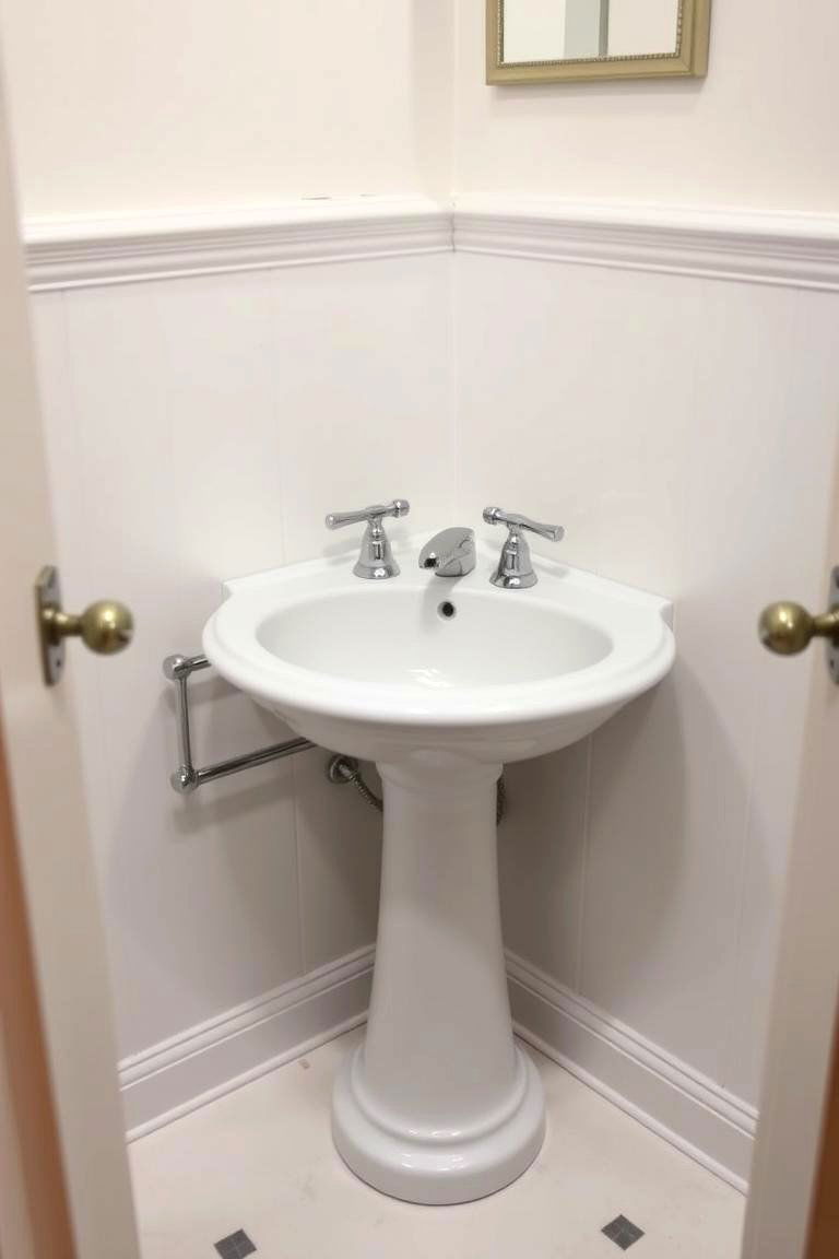 Vanity with a Towel Bar for Easy Access - 24 Small Bathroom Vanity Ideas