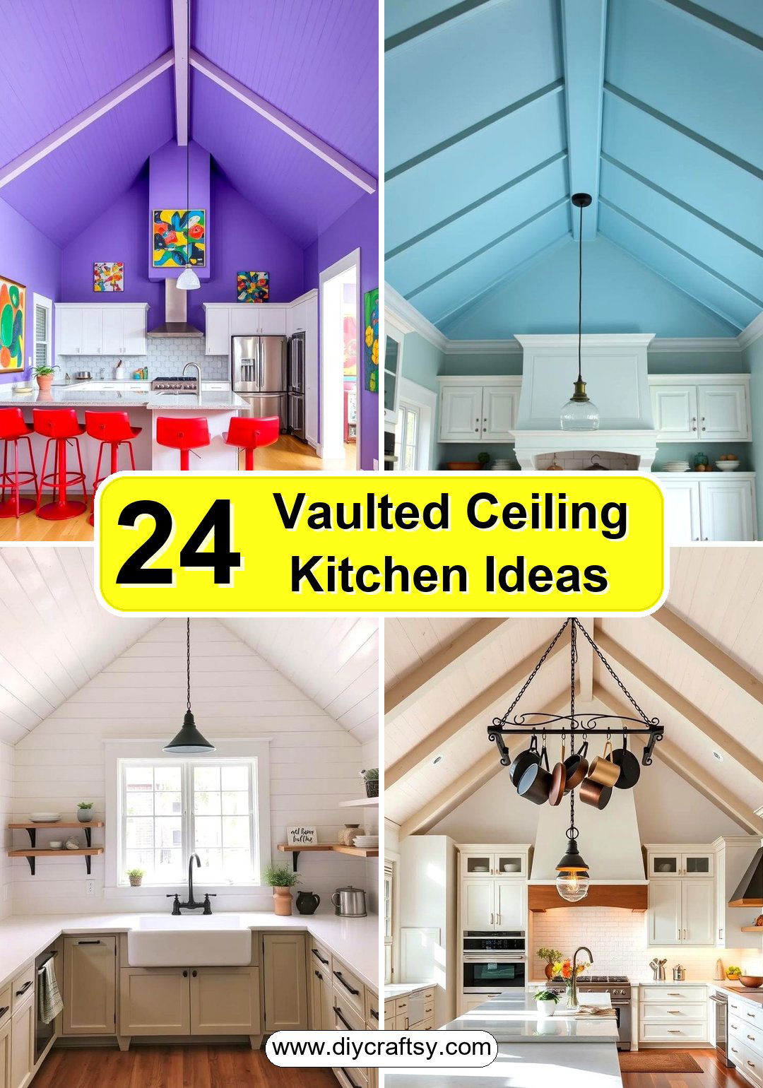 Vaulted Ceiling Kitchen Ideas