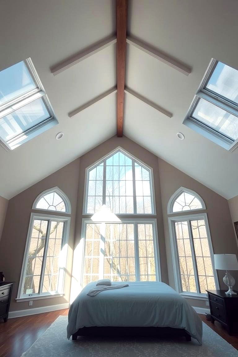 Vaulted Ceilings Create the Illusion of Extra Space - 24 Bedroom Ceiling Ideas