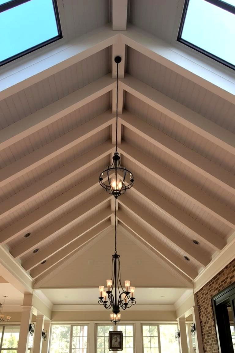 Vaulted Roof for Spacious Elegance - 24 Front Porch Roof Ideas