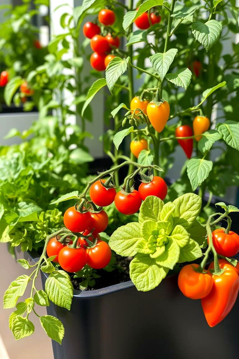 Vegetable Vitality Container Garden - 24 Container Garden Ideas