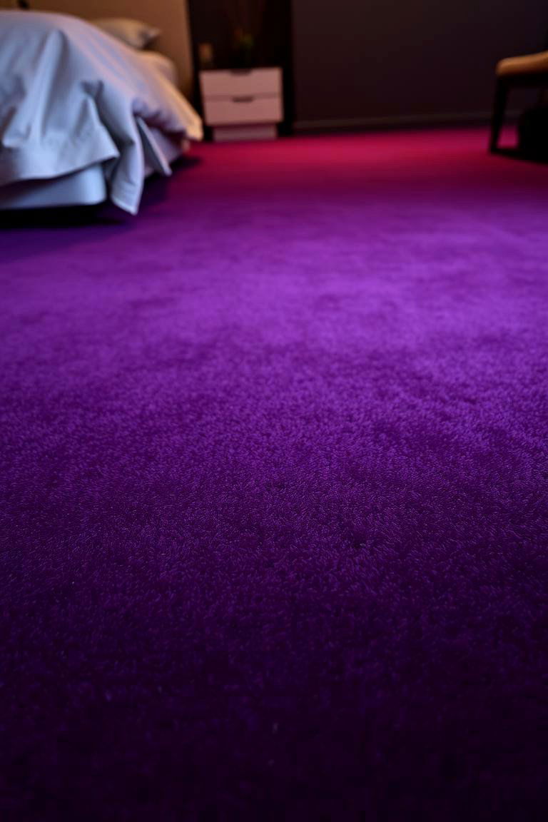 Velvet Carpet - 24 Bedroom Carpet Ideas