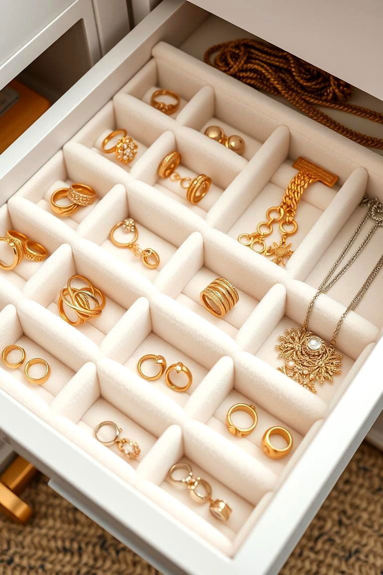 Velvet Trays - 24 Jewelry Storage Ideas