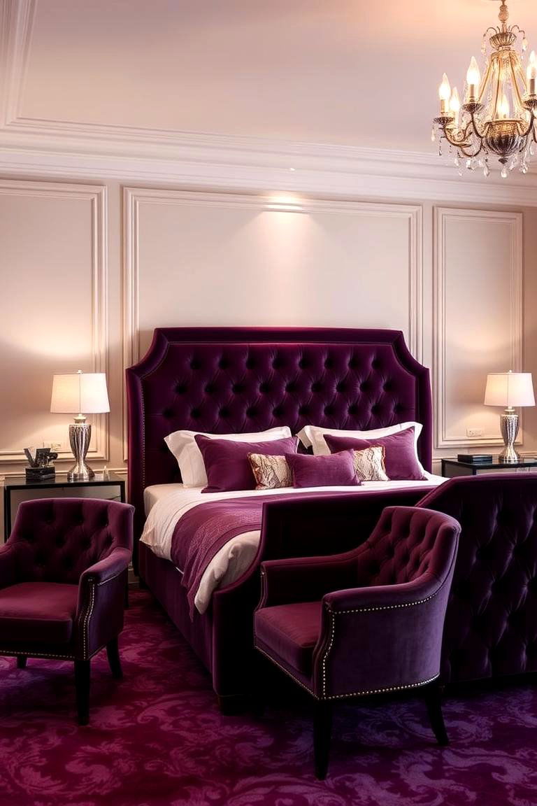 Velvet Upholstered Furniture - 24 90s Bedroom Decor Ideas