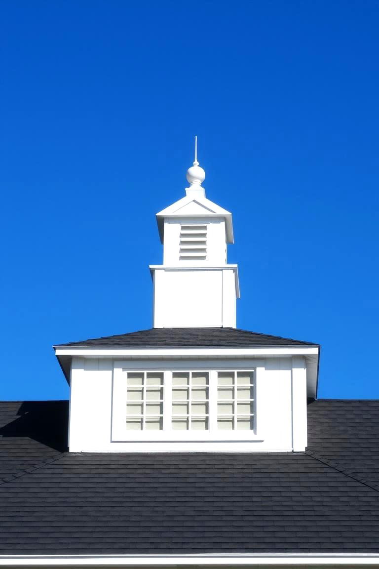 Ventilation and Style with a Charming Cupola - 24 Pole Barn and Barndominium House Exteriors