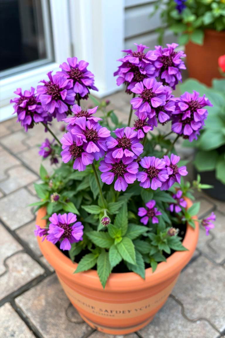 Verbena Long Lasting Blooms and Versatile Growth - 24 Outdoor Plants for Patio