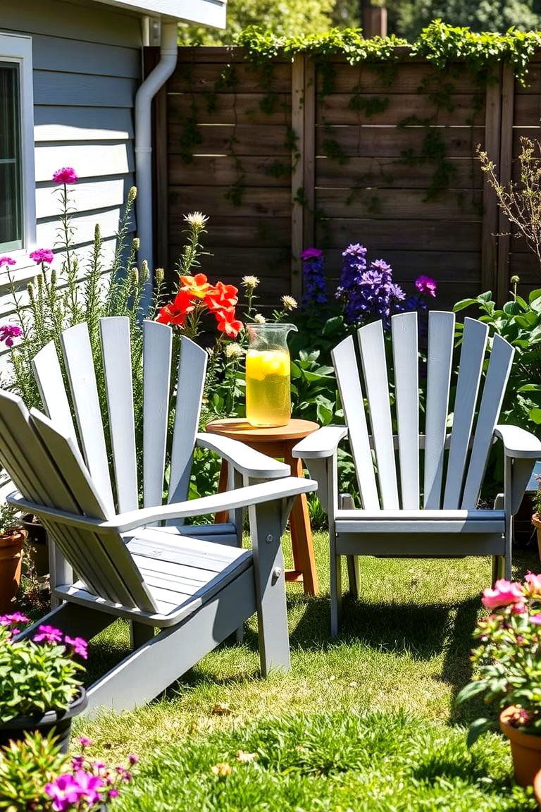 Versatile Adirondack Chairs - 24 Garden Seating Ideas