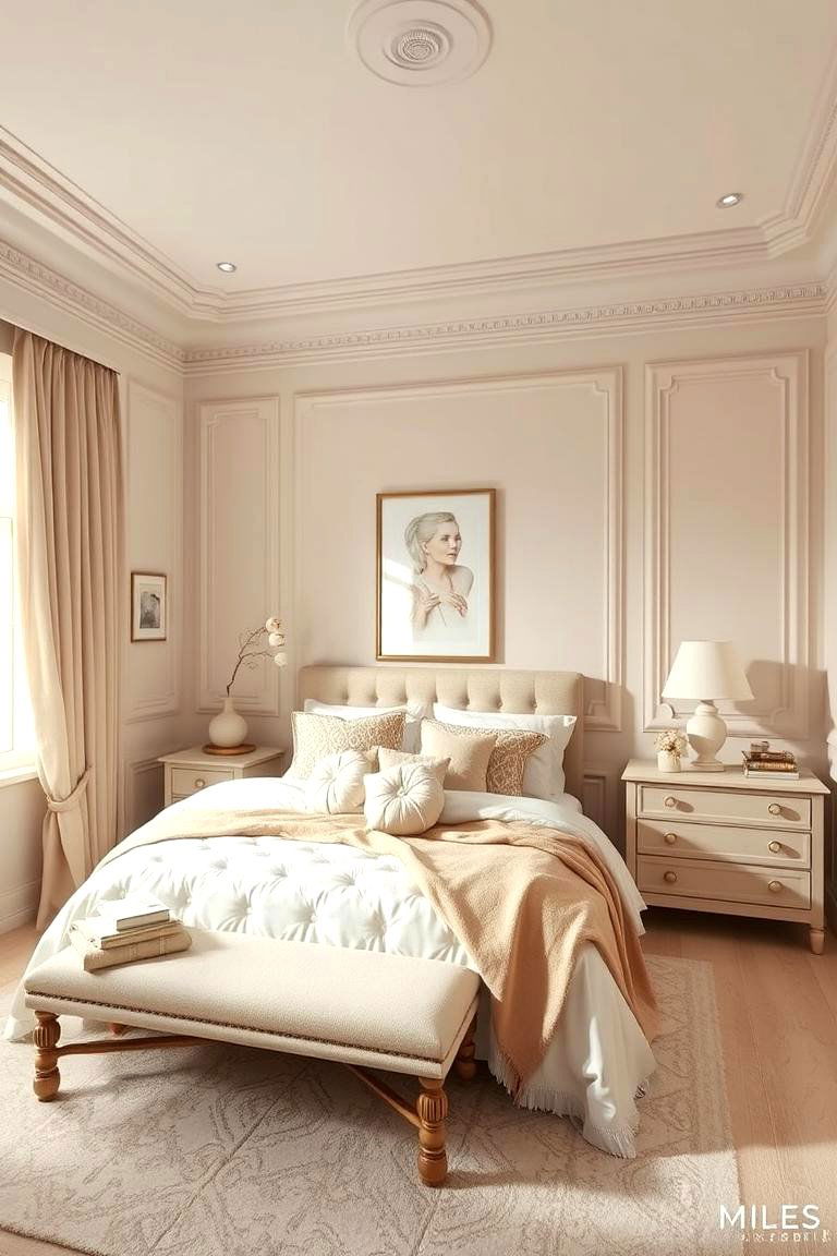Versatile Beige with Pastel Accents - 24 Beige Bedroom Ideas