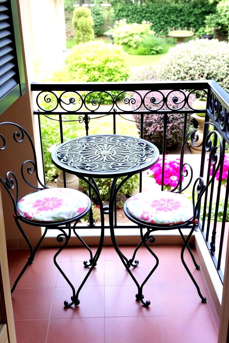 Versatile Bistro Set - 24 Patio Furniture Ideas