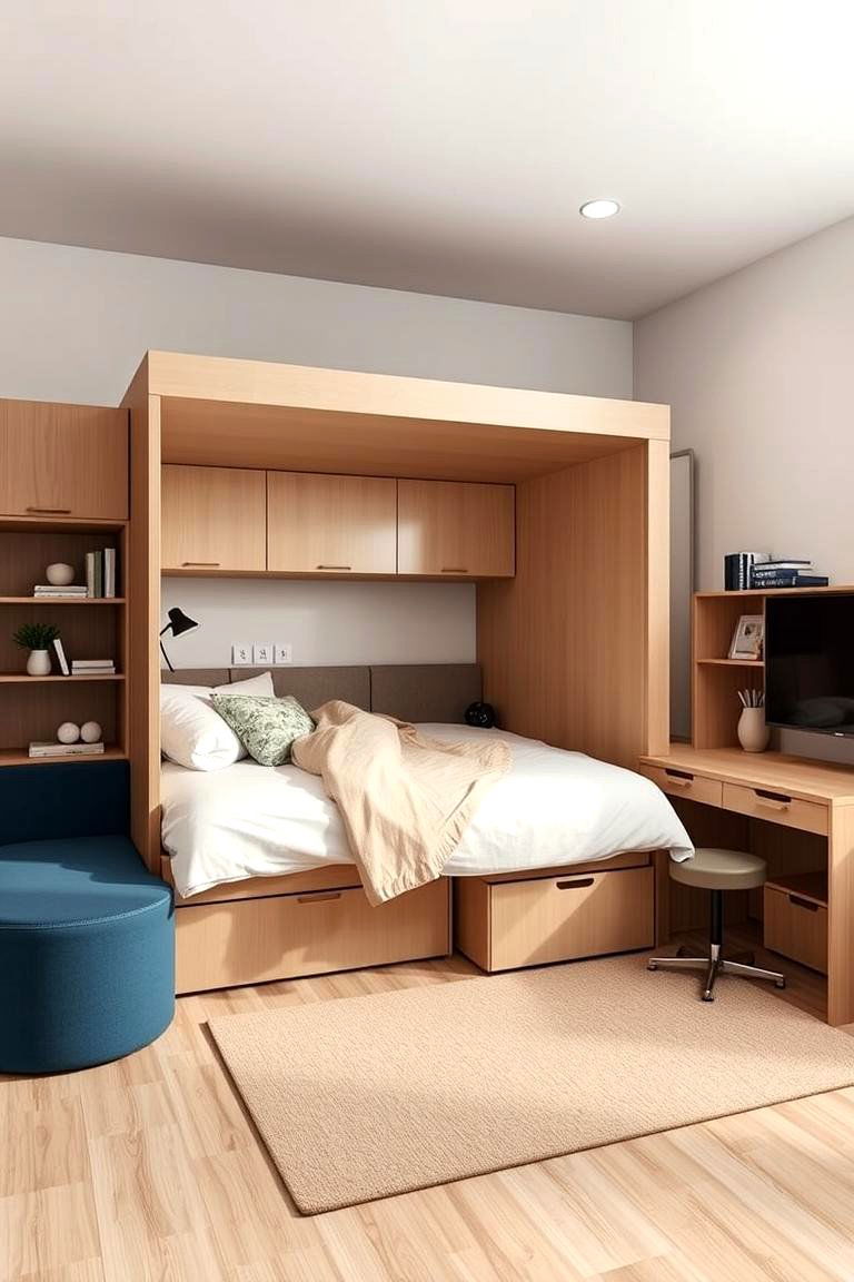Versatile Convertible Furniture - 24 Student Bedroom Design Ideas