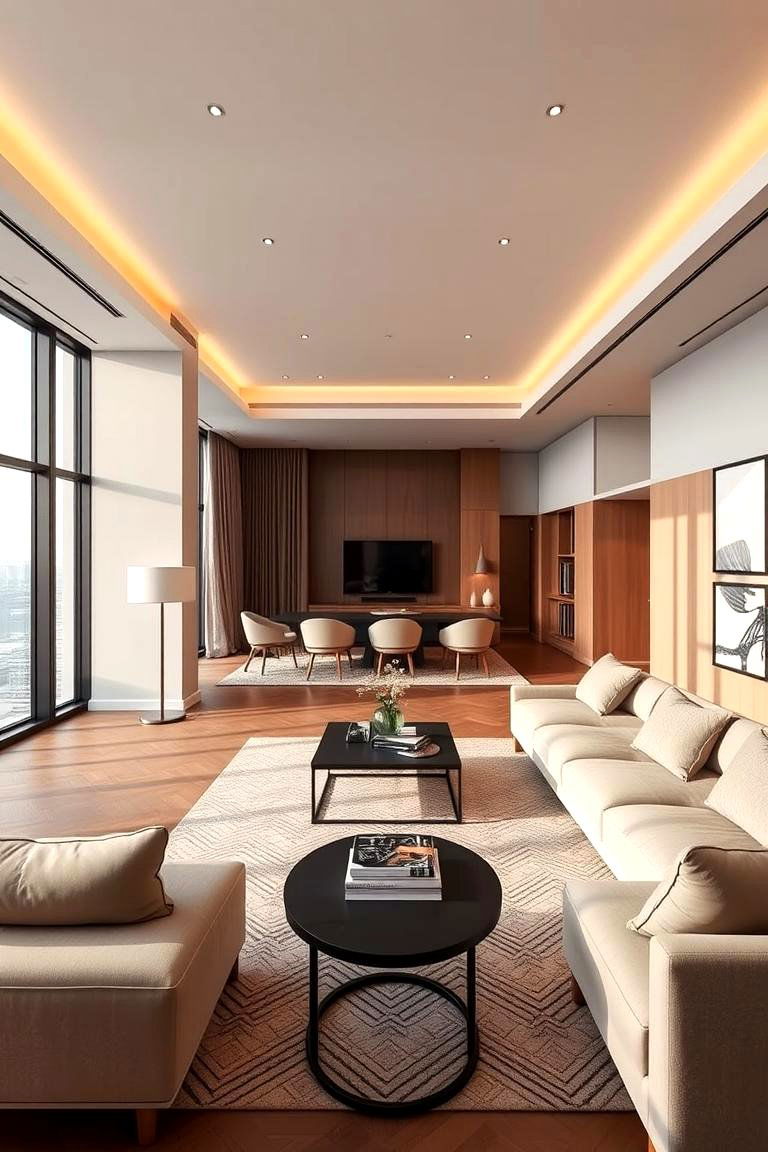 Versatile Convertible Spaces - 24 Penthouse Design Ideas