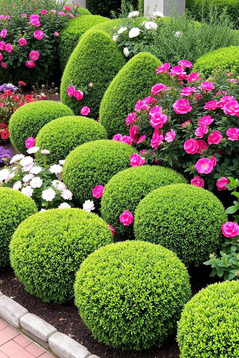 Versatile Garden Accent - 24 Front Yard Boxwood Shrubs