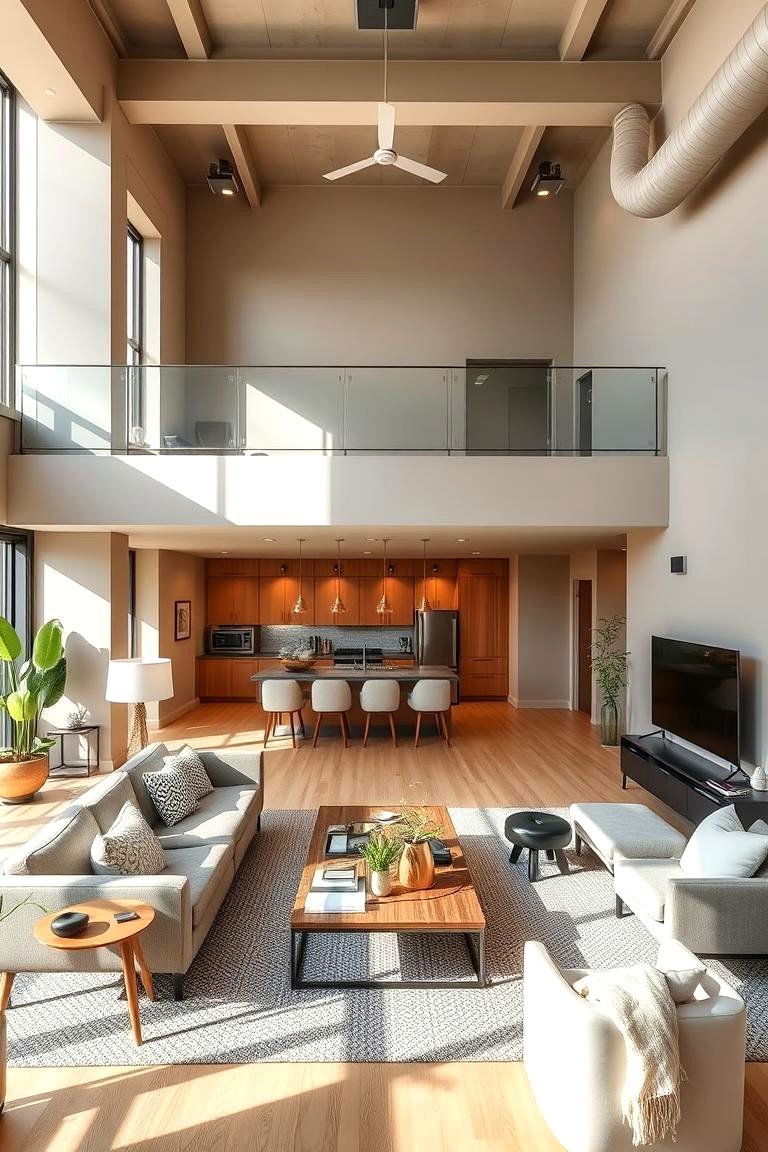Versatile Greige Loft Living - 24 Greige Interior Design Ideas