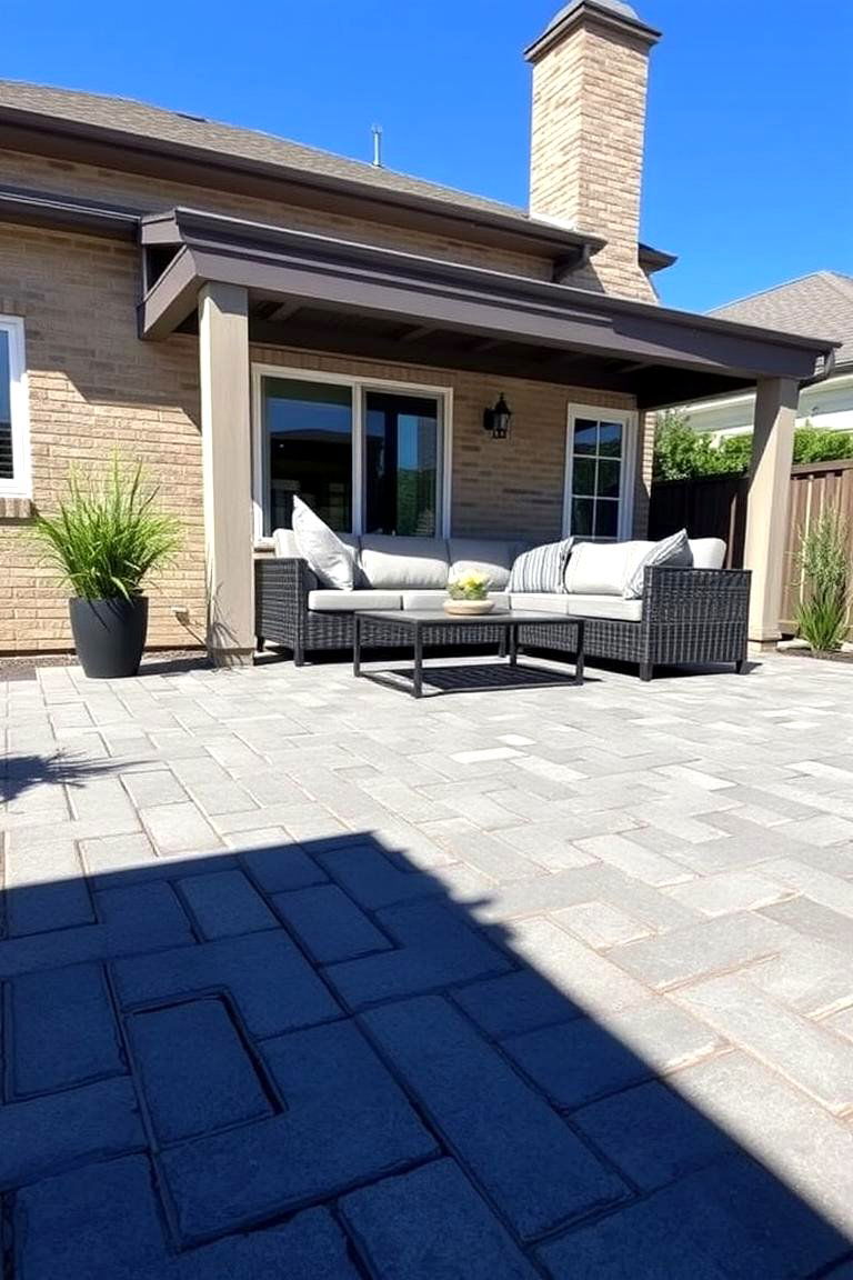 Versatile Interlocking Pavers - 24 Patio Flooring Ideas