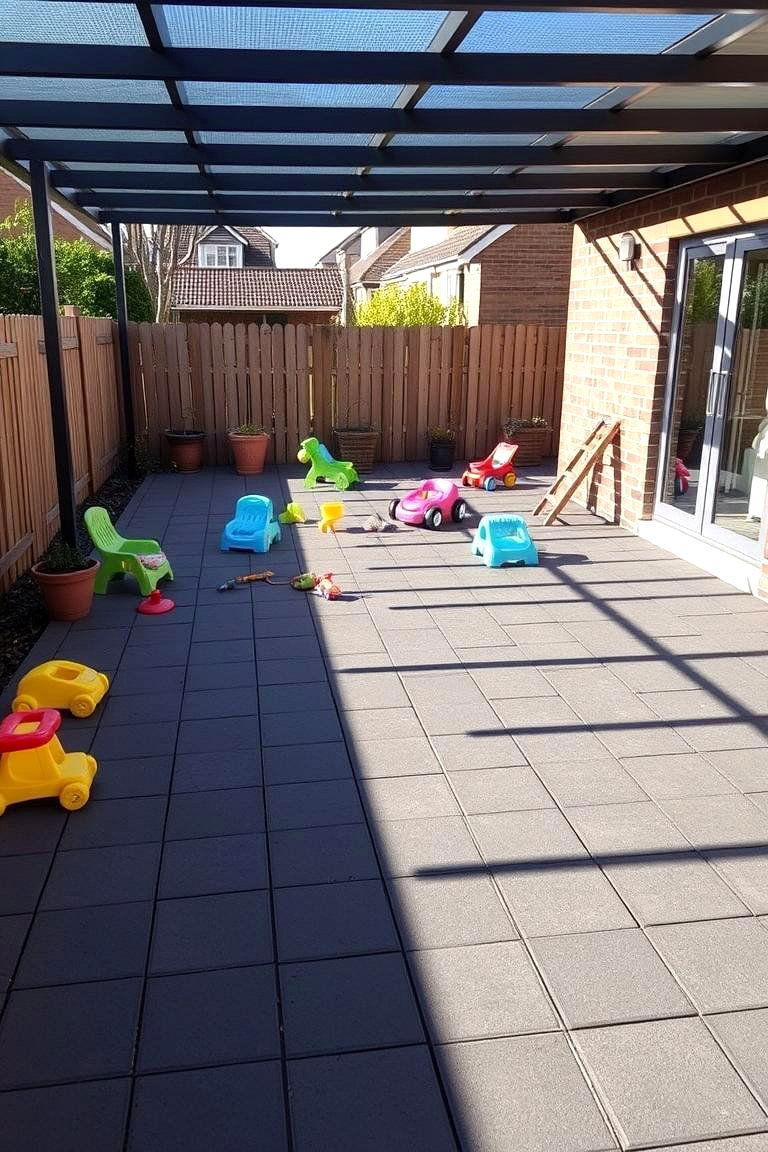 Versatile Interlocking Tiles - 24 patio tile ideas
