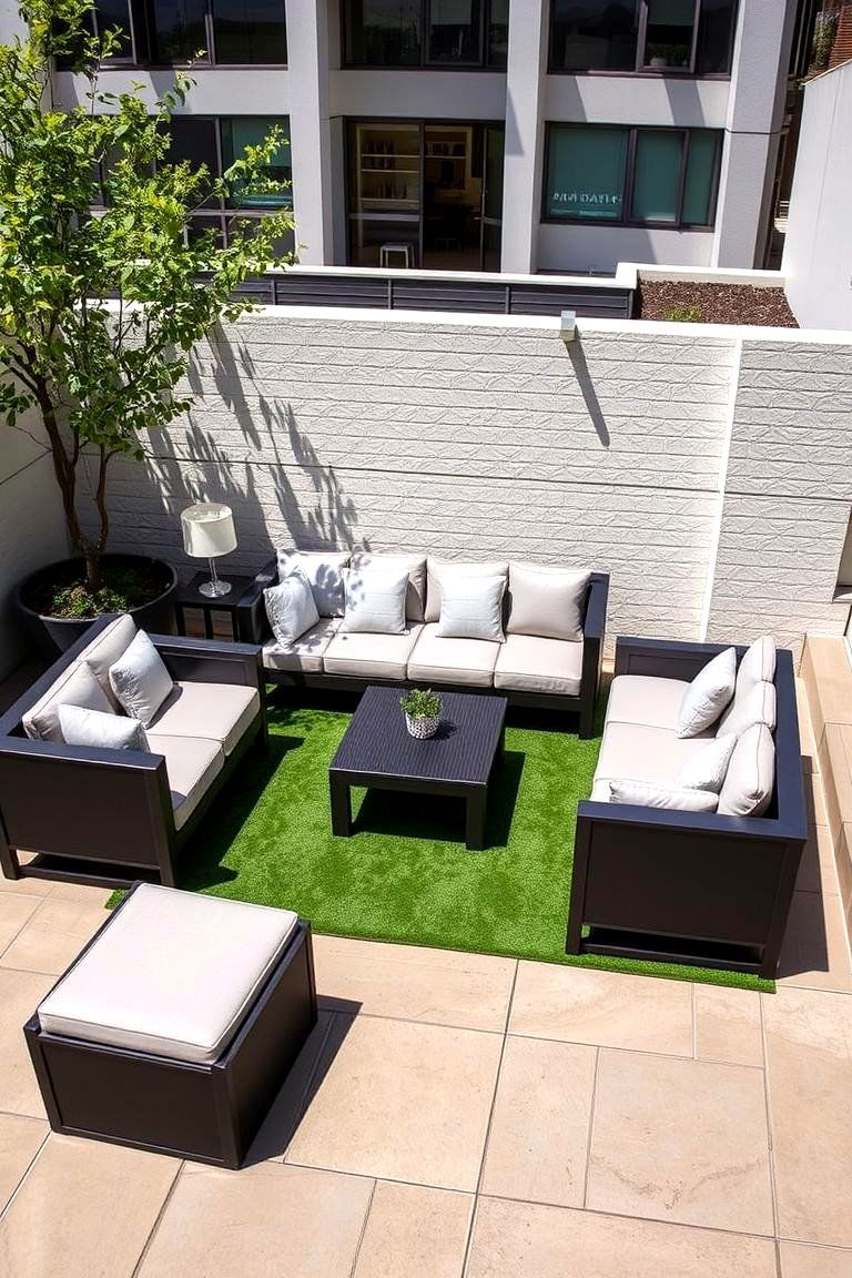 Versatile Modular Outdoor Seating - 24 Outdoor Living Room Ideas
