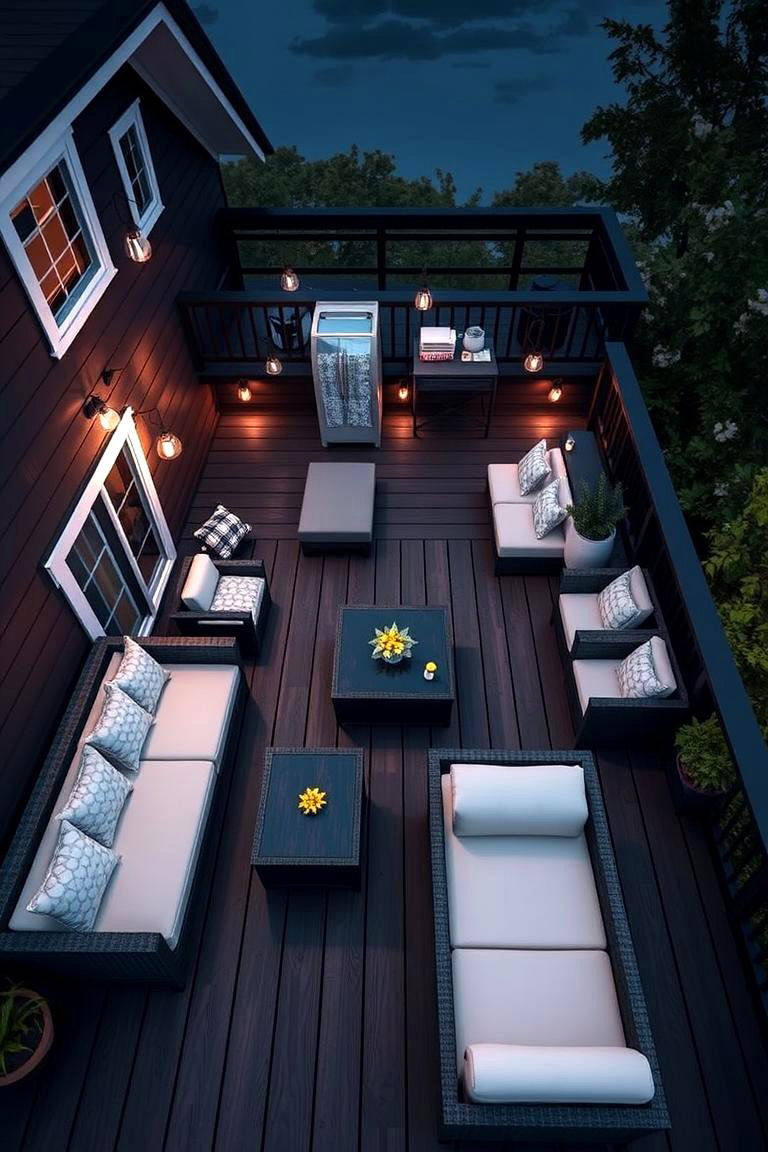 Versatile Multi Functional Black Deck - 24 Black Deck Ideas