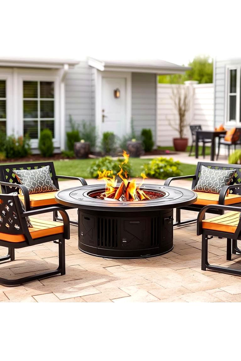 Versatile Multi Functional Metal Fire Pit - 24 Metal Fire Pit Ideas