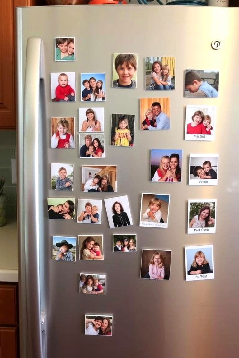 Versatile Photo Magnets - 24 Photo Display Ideas