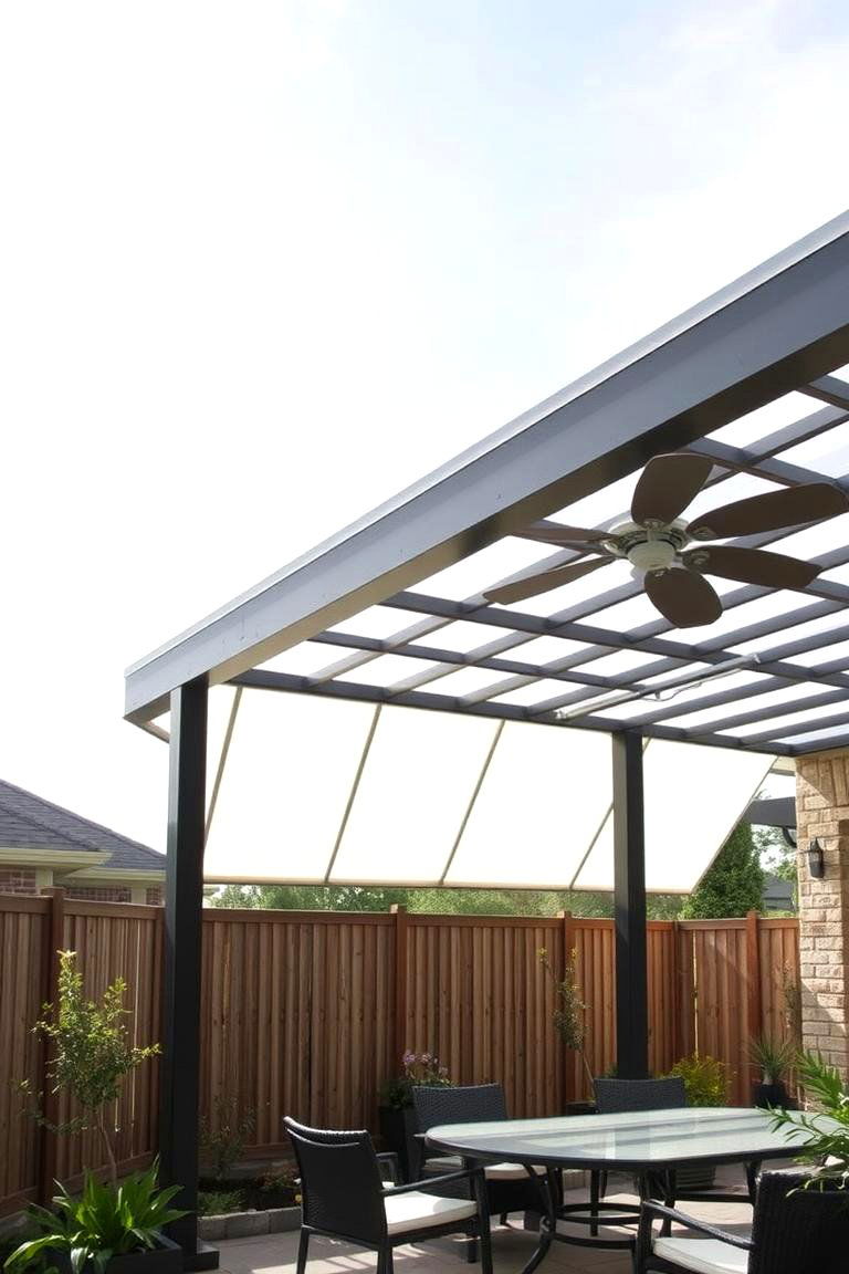 Versatile Polycarbonate Panels - 24 Pergola Cover Ideas