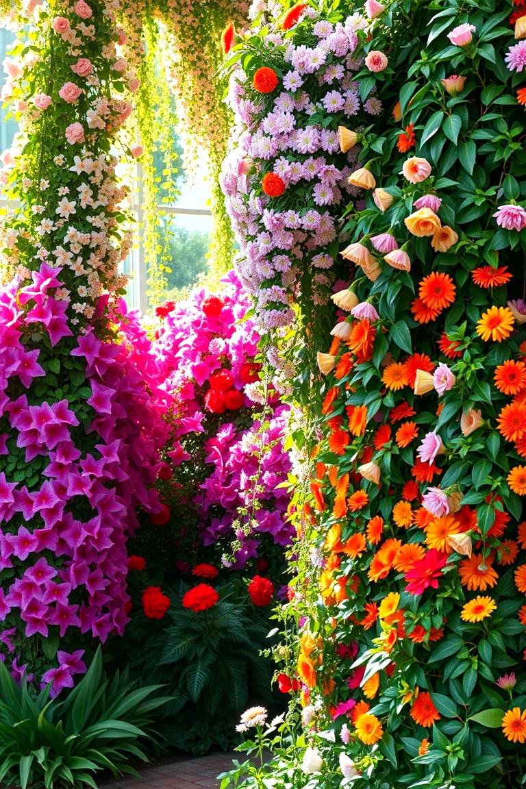 Vertical Bloom Garden - 24 Terraced Garden Ideas