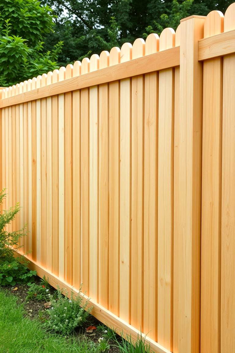 Vertical Board Fence - 24 Wood Fence Ideas