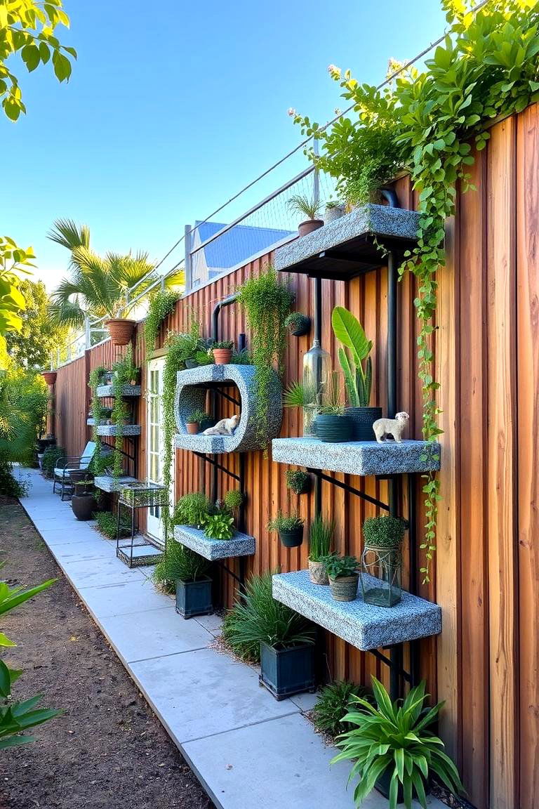 Vertical Catio Oasis - 24 Outdoor Catio Ideas