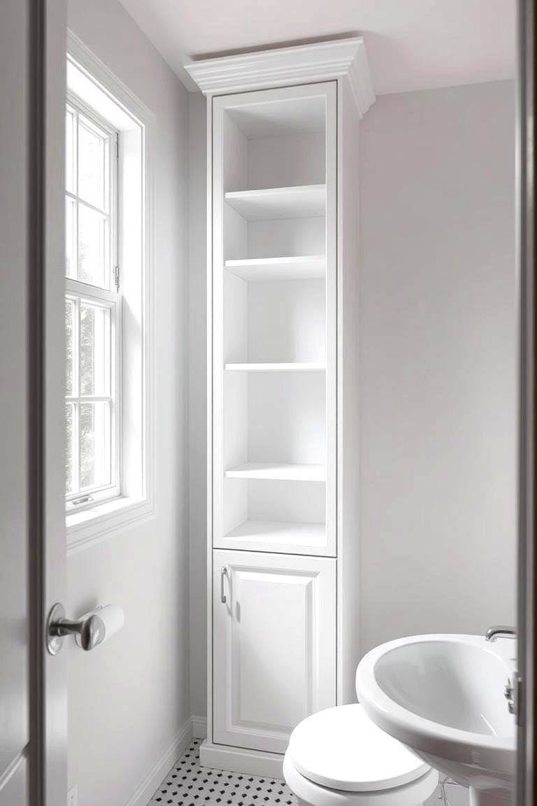 Vertical Design Elements - 24 Windowless Bathroom Ideas