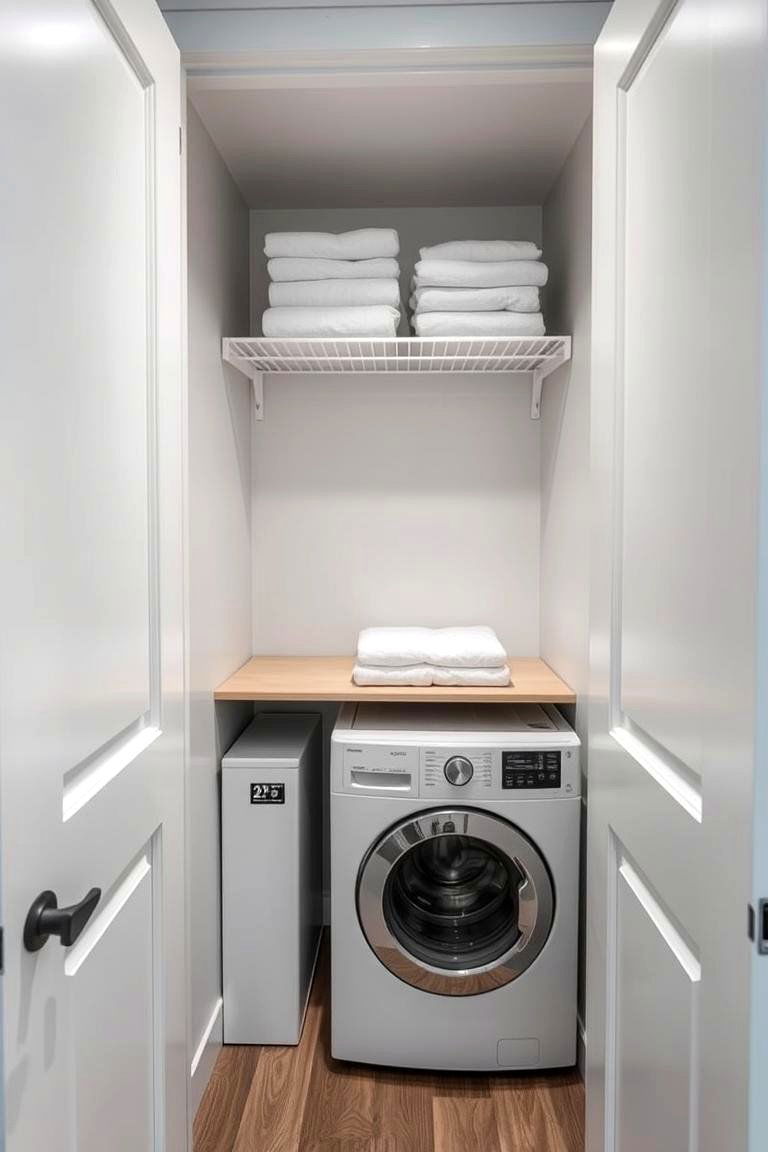 Vertical Folding Stations - 24 Laundry Closet Ideas