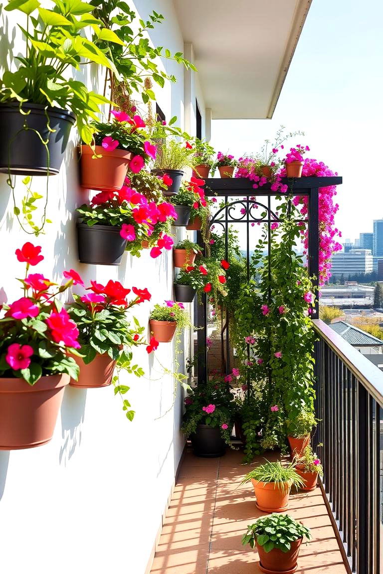 Vertical Garden Escape - 24 Cantilever Balcony Ideas