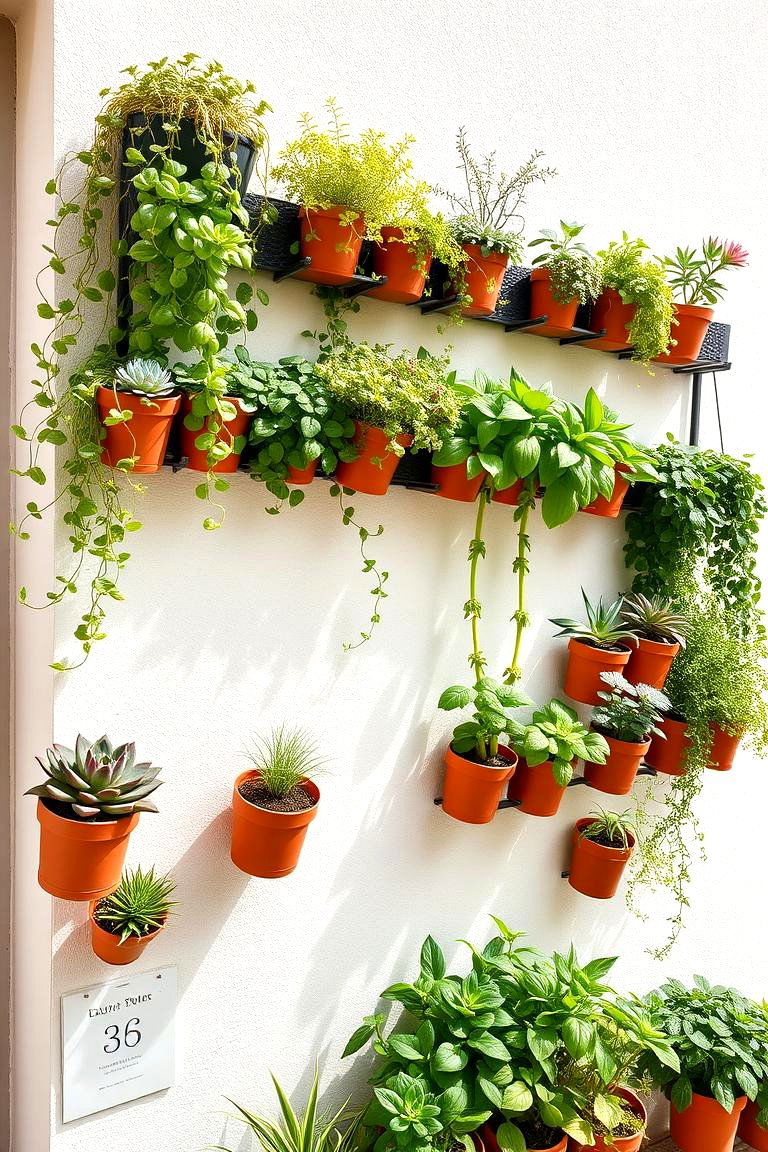 Vertical Garden Installation - 24 Blank Wall Ideas