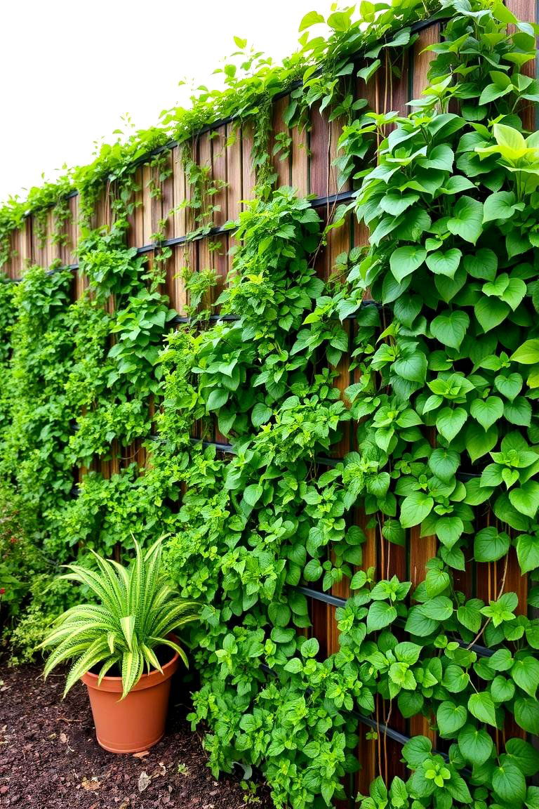 Vertical Garden Integration - 24 Corner Fence Ideas