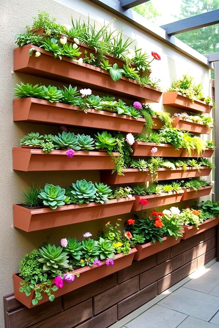 Vertical Garden Retaining Wall - 24 Inexpensive Retaining Wall Ideas