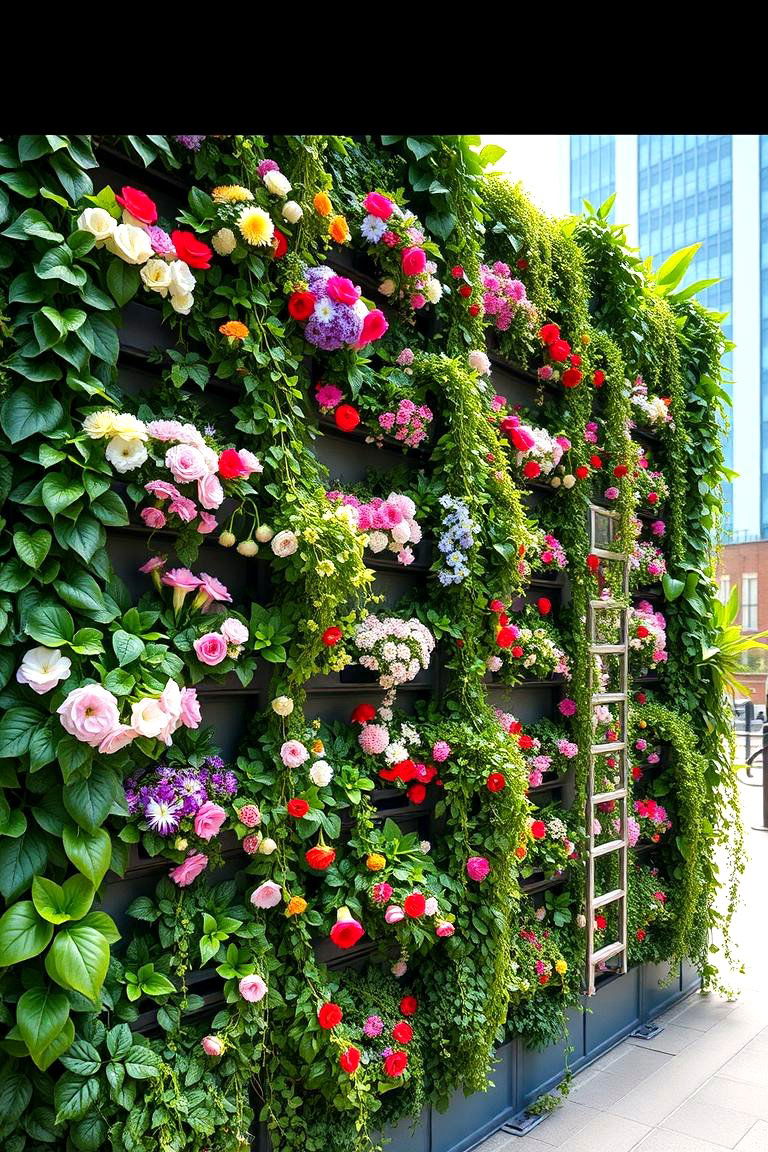 Vertical Garden Wall - 24 Green Balcony Ideas
