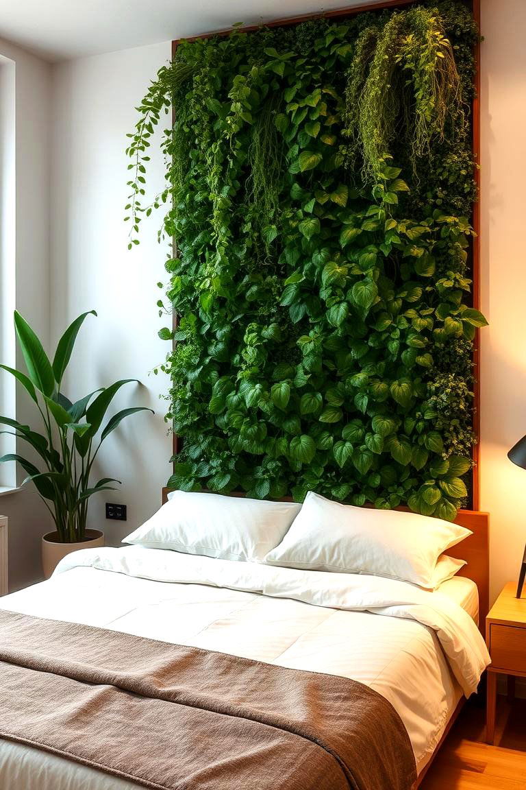 Vertical Gardens - 24 No Headboard Ideas