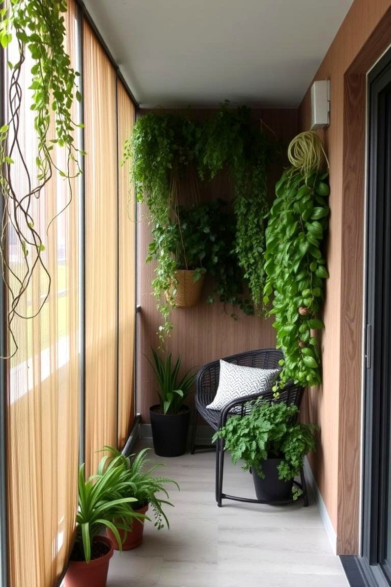 Vertical Gardens with Screens - 24 Balcony Privacy Ideas