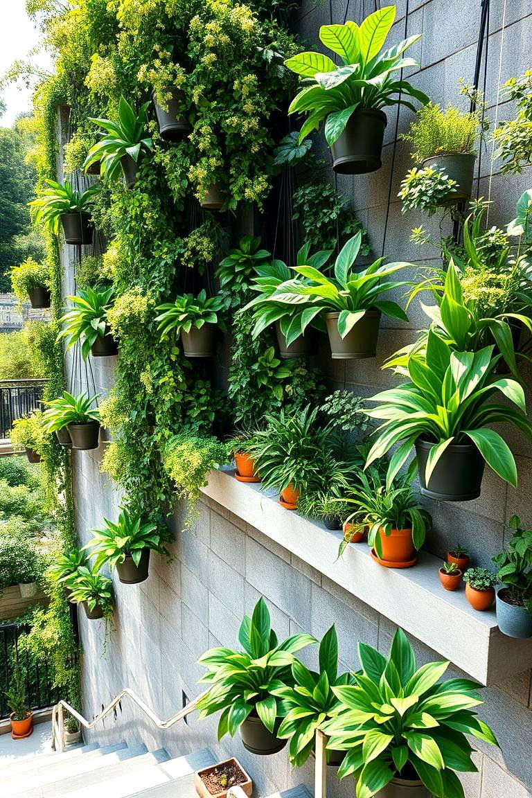 Vertical Green Oasis - 24 Hillside Terraced Garden Ideas