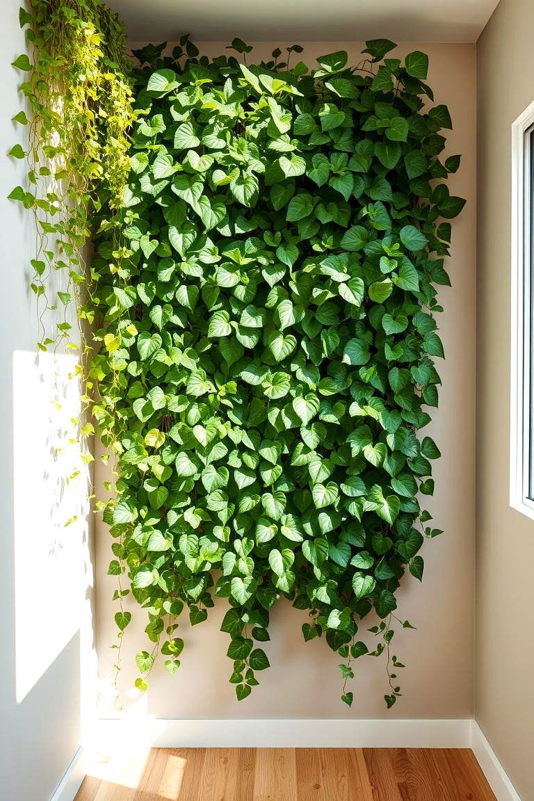 Vertical Green Wall Nook - 24 Garden Nook Ideas